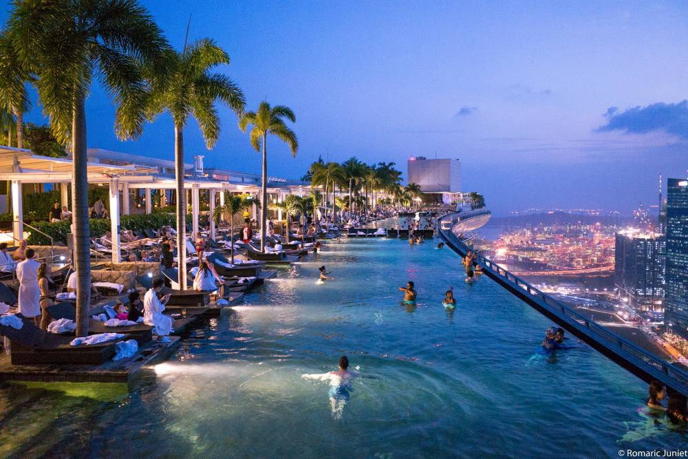 INFINITY POOL in Marina Bay Sands